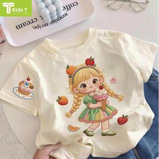 COD✅ (Hồ Chí Minh)Kids T Mall Áo phông tay ngắn In hình hoạt hình Áo Kiểu rộng và ấn tượng Trẻ em thời trang #VN23