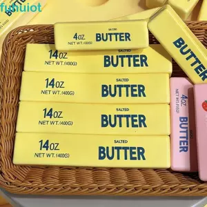 FUHUIOT Que Bơ Phục Hồi Chậm, Đồ Chơi Bóp Bơ 23cm Sáng Tạo, Đồ Chơi Nhào Thoải Mái Thực Tế Giảm Lo Âu Cảm Giác Căng Thẳng Dính Quà Tặng Trẻ Em