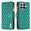 Ốp Lưng Cho Xiaomi 17T Pro Flip Gingham Da Dây Kéo Phong Cách Khe Cắm Thẻ Chống Rơi Vỏ Điện Thoại