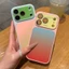 Ốp Điện Thoại Camera Kính Gradient Cho iPhone 17 Pro Max 16 15 14 13 Vỏ Bảo Vệ Chống Sốc