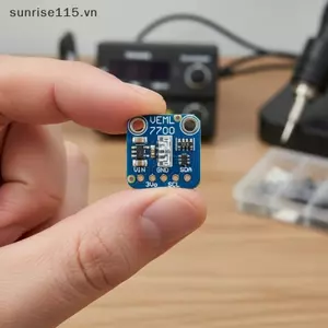 SRVN 1 Bộ Mô-đun cảm biến ánh sáng xung quanh VEML7700 Giao diện I2C Hiệu suất cao cho tự động hóa nhạy cảm với ánh sáng Raspberry Pi.