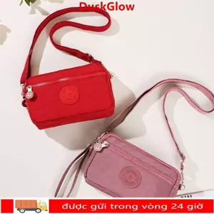 Túi đeo vai DUSKGLOW, Túi xách nữ di động dung tích lớn, Túi Messenger có dây kéo thoải mái