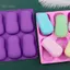 GCDHome 6 Khoang Silicon DIY Handmade Hình Bầu Dục Khuôn Silicon Cho Xà Phòng Thanh Làm Đồ Thủ Công HOT