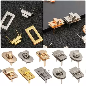 JUIC Turn Lock Hành Lý Khóa Túi Khóa Phụ Kiện Khóa Kim Loại
