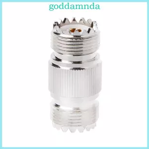 GODD UHF PL-259 SO-239 Nữ Sang UHF Nữ Jack RF Đầu Nối Thẳng Adapter Niken
