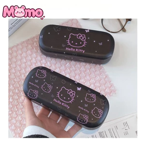 Hộp đựng kính mắt chống rơi di động họa tiết mèo con hoạt hình bền bỉ dành cho học sinh