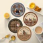 INS Phong Cách Dệt Tay Kết Cấu Hiệu Ứng Ba Chiều Dệt Kết Cấu Cách Nhiệt Coaster Placemat Nồi Thảm Bàn Thảm Chống bỏng
