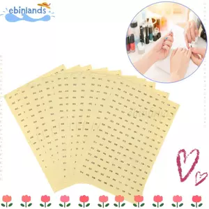 EBINLANDS 10 tờ Nhãn dán nhãn số chống nước, Nhãn giấy số trong suốt tròn, Số liên tiếp Nhãn dán tự dính cỡ nhỏ