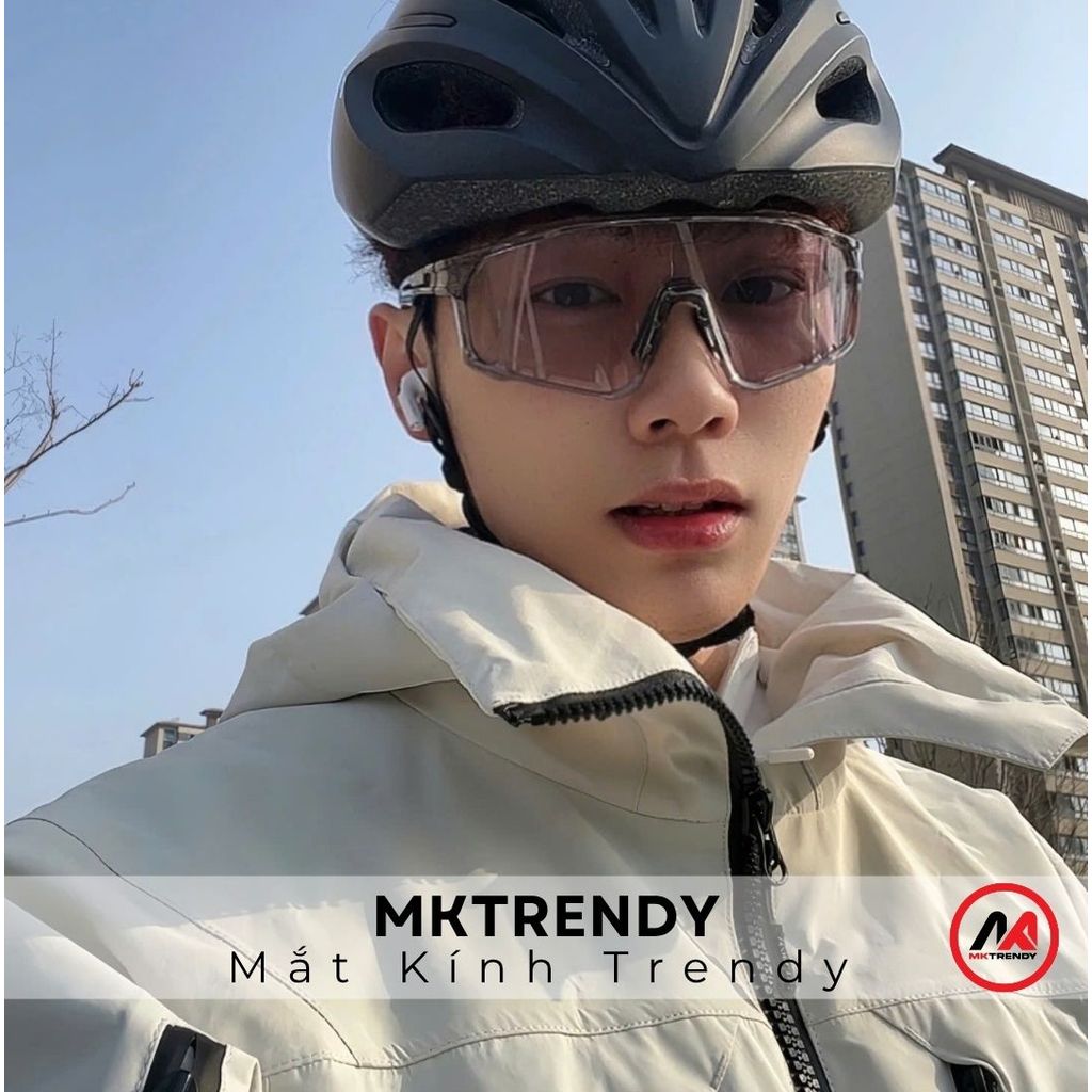 [PHỤ KIỆN F1 MKTRENDY] Tròng kính đổi màu chống tia UV tròng tráng gương chống chói nắng kính đi đêm ngày