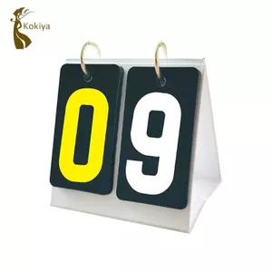 Bảng điểm để bàn 2 chữ số Dễ dàng đọc lật Bàn thể thao cho bóng rổ Bóng chuyền Bóng chuyền Bóng rổ