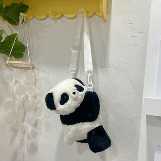 Túi đeo chéo đồ chơi sang trọng gấu trúc nhỏ dễ thương và mềm mại