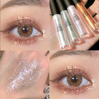 Phấn mắt dạng lỏng làm sáng mịn Nhấp nháy Làm nổi bật Sequins Một giọt nước mắt Nằm tằm nhấp nháy ngọc trai