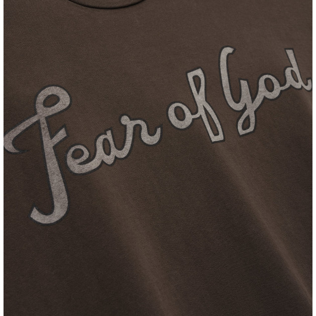 Sản phẩm mới chất lượng cao FEAR OF GOD 26 Sản phẩm mới Cotton nguyên chất No. Áo thun ngắn tay in hình mùa hè 43