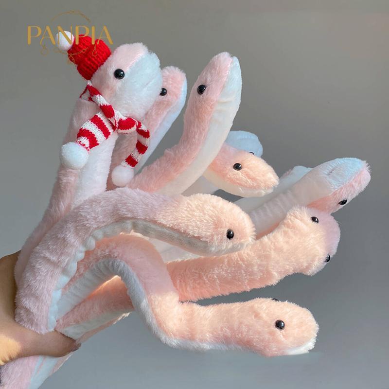 PNPIA- Dễ Thương Sáng Tạo Rắn Sang Trọng Đồ Chơi Hoạt Hình Nhỏ Hồng Rắn Mềm Nhồi Bông Búp Bê Dây Đeo Tay Phòng Trang Trí Năm Mới Linh Vật Trang Trí Quà Tặng
