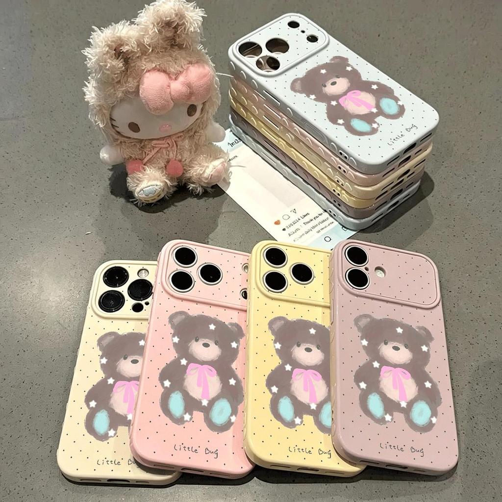 Gấu xám búp bê Thích hợp iPhone 17/16 trường hợp điện thoại 1512 mới 1314