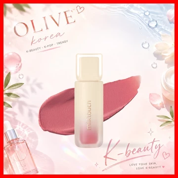 [milktouch] Spread Fit Blur Tint 04 Donut Peach 4g/ Son Tint Hàn Quốc/ Phấn má hồng/ Chính hãng của Olive hàn quốc