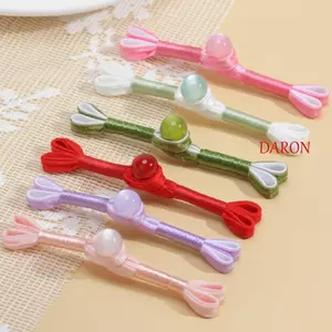 DARON 20 Chiếc Nút Sườn Xám, Khóa Trang Trí Hanfu Tinh Tế, Sáng Tạo Phong Cách Truyền Thống Thanh Lịch Cổ Điển Nút Sườn Xám