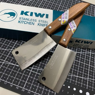 Dao Kiwi Thái Lan 504 Sắc Bén Chất Liệu Thép Không Gỉ Tay Cầm Cán Gỗ Chắc Chắn Dùng Gọt Trái Cây & Cắt Phomai