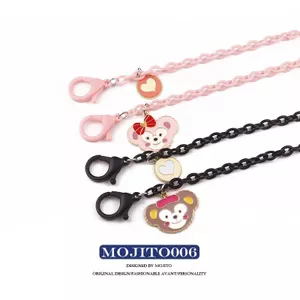 Nhật Bản Sáng Tạo Hàn Quốc Hoạt Hình Dây Mặt nạ Chống Mất Dây Xích Kính Acrylic Shellie Rose Mask Chain