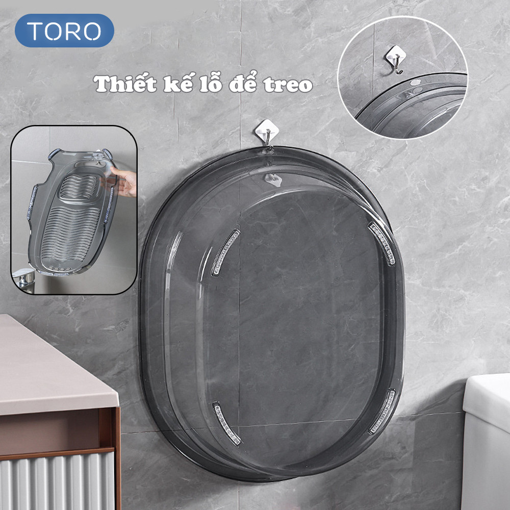 Chậu Giặt Đồ Trong Suốt HomeMate Kèm Bàn Chà Quần Áo Thông Minh, Thau Giặt Nhựa PET Dày Chống Trượt Cao Cấp