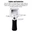 Kính lúp 5x 45x mạnh mẽ Springevenstar có đèn LED chiếu sáng hoàn hảo để kiểm tra và đọc chi tiết Springevenstar