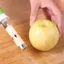 Dụng cụ tháo lõi trái cây có thể thu vào Dụng cụ tiện dụng bằng thép không gỉ Lõi lê hai trong một Vỏ đa chức năng I2D4