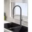 Vòi bếp GESSI có chức năng chống bắn nước, vòi rửa chén xoay đa năng bằng đồng nguyên chất, có chức năng nóng lạnh.