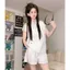 Bộ Đồ Thời Trang Thường Ngày Nữ Mùa Hè 2026 Phong Cách Mới Thường Ngày Rời Nhẹ Thoáng Khí Áo Sơ Mi Tay Ngắn Quần Rộng