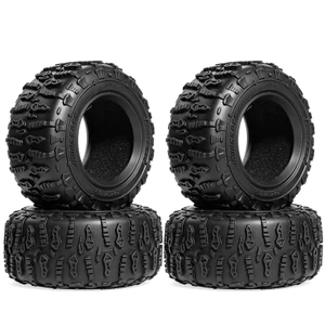 4 Lốp Cao Su 90mm 1.9 Inch 90x38mm Cho 1 / 12 1 / 10 Xe Bánh Xích Tương Thích Với MJX H12Y + AXIAL SCX10 Tamiya CC01 D90 WLTOY Tamiya CC01 WLTOY Traxxas TRX4 Gen8 MST