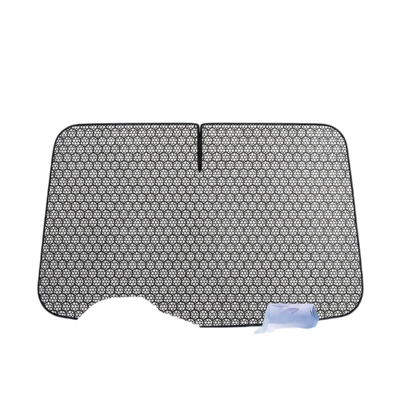 Graphene Tấm chắn nắng hai lớp Kính chắn nắng ô tô Cách nhiệt Kính chắn gió phía trước Tấm che nắng Băng vải mát26052711