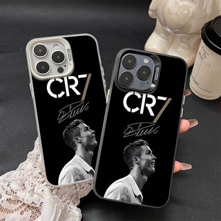 Ốp lưng CR7 Ronaldo, chống sốc phong cách bóng đá thể thao Bảo Vệ Camera Cấp iPhone 17/16/15/14/13/12/11/X/XS Ma