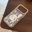 Ốp Cho iPhone 17 Pro Max 16P 15 Sáng Tạo Chảy Cát Cát Nữ Tính Hoa Ngọt Ngào Thỏ Thỏ Họa Tiết Mềm TPU Chống Sốc Vỏ Điện Thoại Chống Trầy Xước Vỏ Bảo Vệ