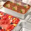 Khay đựng bánh Tiramisu bằng thép không gỉ có nắp Hộp bảo quản bánh Dụng cụ làm bánh tráng miệng gia đình VN