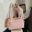 Túi đeo vai AWNGD, Túi đeo chéo Nylon dung tích lớn, Túi Tote màu trơn nhẹ thời trang dành cho nữ