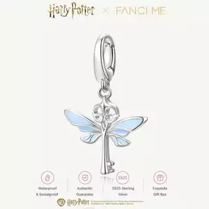 Harry Potter x FANCIME Chìa khóa bay Sterling Silver Charm
