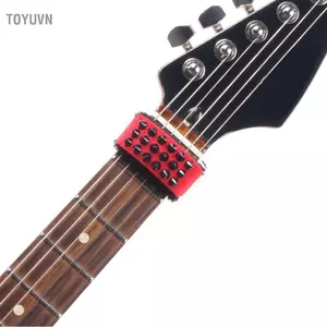 Toyuvn Fangzi 19cm Dây đàn Guitar Tắt tiếng Guitar/Bass Gear Cần đàn Tắt tiếng Bọc Phong cách Bộ giảm âm Muter cho 7 dây Bass/Điện/Acoustic/Acoustic Guitar màu đen