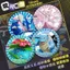 Pin huy hiệu ba chiều bằng Laser Pokémon UNITE Pikachu & Gengar 58mm – Bộ sưu tập Ita-Bag