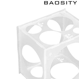 Hộp kích thước bóng bay Cube Home 11 lỗ Công cụ đo kích thước bóng bay Di động cho