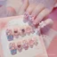 Làm Móng Tay Handmade Đeo Móng Tay Thành Phẩm Cao Cấp Pure Desire Phong Cách Miếng Dán Móng Tay Thành Phẩm Full Kim Cương Kim Cương Lớn Làm Móng Tay Miếng Dán Bộ Sưu Tập