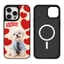 Ốp Điện Thoại Gương Từ Tính Chú Chó Dễ Thương Cho iPhone 16 15 14 Plus 13 12 11 17 Pro Max Ốp Lưng 17 Vỏ Chống Sốc Không Khí