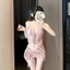 WANYEDI 3 Bộ Bikini Nữ, Bộ Đồ Bơi Nữ Ngọt Ngào Mặt Trước Dây Buộc, Thời Trang Thoải Mái Gợi Cảm Với Áo Ngực Bộ Bikini Tiệc Bể Bơi
