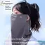 Mặt nạ chống tia cực tím mùa hè Cheenm Ice Silk Ne Sun Cover để làm việc ngoài trời và du lịch Sử dụng VN