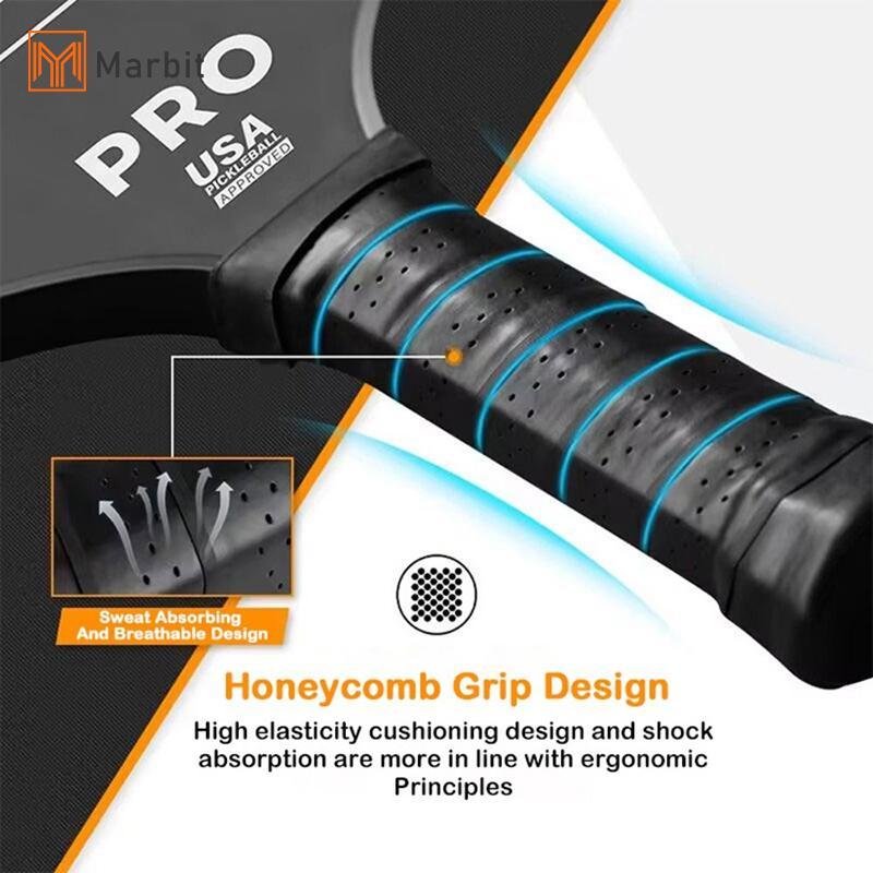 [Mar-T] 1 Mái chèo bóng cọc bằng sợi Carbon với 2 quả bóng Peakball Lý tưởng cho các trận đấu giải trí và thi đấu tập thể dục