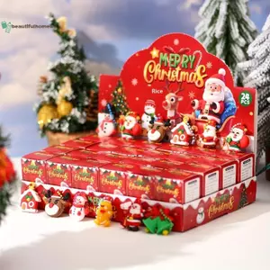 BeautifulHomeA 24 Chiếc Nhẫn Chìa Khóa Tiệc Theo Chủ Đề Giáng Sinh Quà Tặng Pa Hộp Bất Ngờ Thích Hợp Như Quà Tặng Giáng Sinh Tiệc Quà Tặng Tốt Nhất Cho Giáng Sinh VN