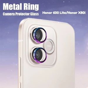 Dành Cho Honor 600Lite 500Pro 600 500 Siêu HD Hợp Kim Nhôm Ống Kính Máy Ảnh Kính Cường Lực Phim Cho Honor X80i 600 500 Pro Lite 4G 5G Điện Thoại Mặt Sau Ống Kính Vòng Bảo Vệ