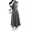 Khăn choàng lưng cao cỡ lớn Slimer Look Black Suit Váy chữ A