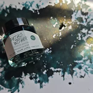Bột vàng ngọc trai màu thơ 30ml Chai lớn nhuộm mực Thẻ vẽ tranh Retro Màu nước mực 5ml Bút thủy tinh Sắc tố