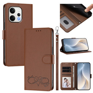 Ốp Da Cao Cấp Cho vivo T5 Pro T5X T4X T4 Z9 Turbo Lite Z9S 5G Y31D Flip Book Wallet Vỏ Điện Thoại Bảo Vệ Có Dây Đeo Thẻ