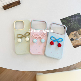 Ốp điện thoại nơ âm thanh nổi toàn màn hình màu trơn sang trọng cho iPhone17 Pro Max 16 15 14 13 Pro Max bảo vệ camera chống sốc chống rơi mặt sau cứng
