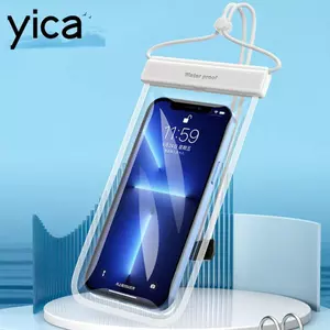Túi đựng điện thoại YICA Trong suốt dưới nước Vỏ điện thoại di động dưới 7.0 inch